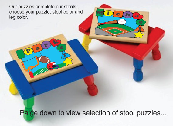 Sports Puzzles & Stools