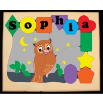 Personalized Name Owl Theme Puzzle - (FREE SHIPPING)