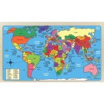 World Map Puzzle Naming Countries